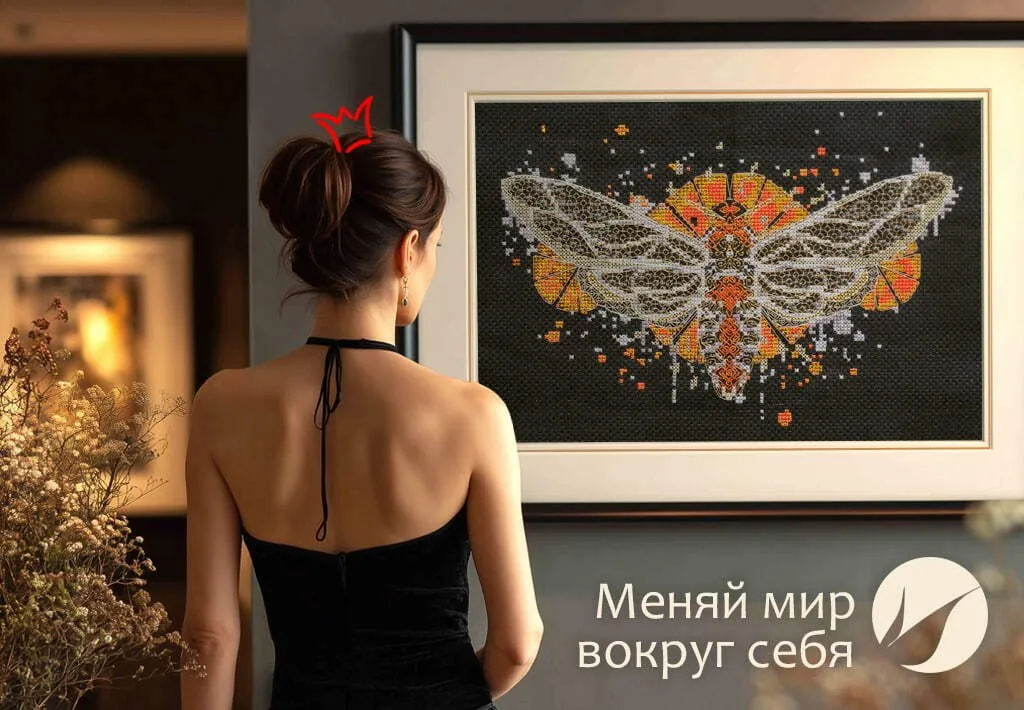 Оформление вышивок