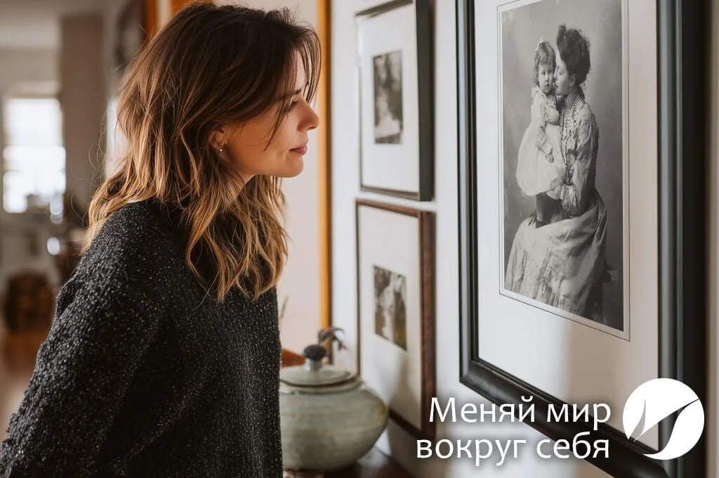 Оформленная фотография в интерьере