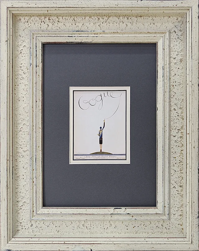 Открытка Vogue в раме