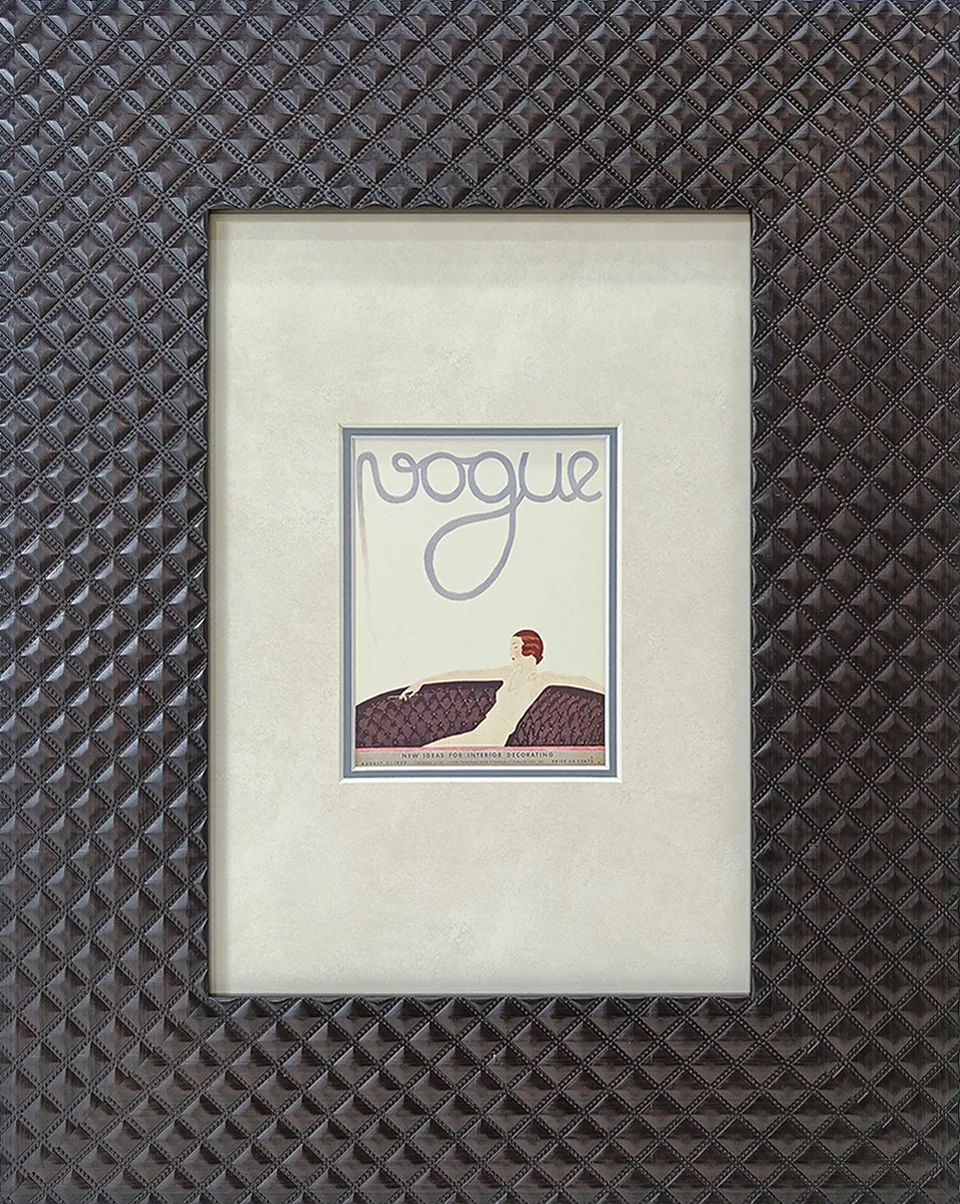Открытка Vogue в раме